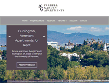 Tablet Screenshot of farrellgardens.com